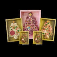 Kerstboom romige chocolade